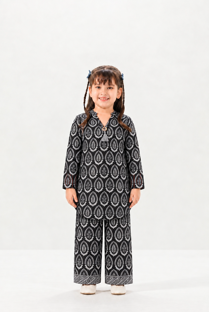 2 PIECE KHADDAR PRINTED SUIT