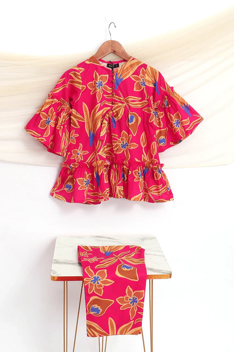 2 PIECE PRINTED LAWN SUIT