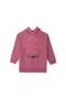 Girls Branded Terry Hoodie Sweatshirt - Thulian