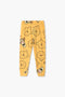 Boys Branded Graphic Trouser - Yellow