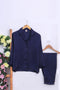 Women EXST Silk Night Suit - Navy