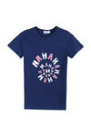 Girls Graphic T-Shirt GT24#15 - Navy