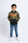 Boys Branded Pullover Hoodie - Camouflage