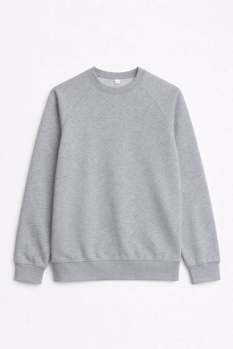 Men Branded Basic Sweatshirt - Grey