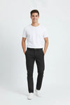 Men Branded Chino - Black