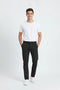 Men Branded Chino - Black