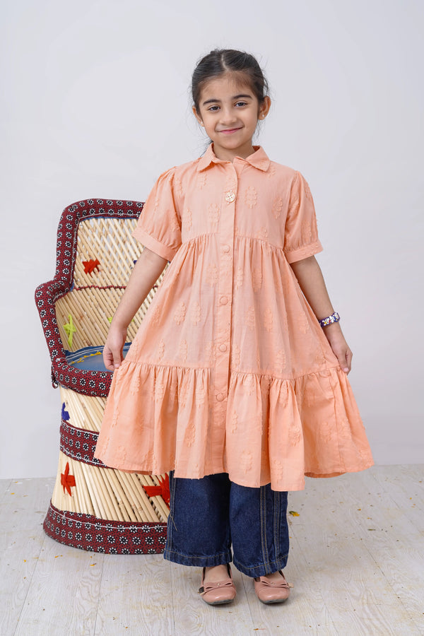JACQUARD LONG DRESS