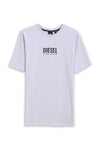 Men Branded Embroidered Tee - Ice Grey