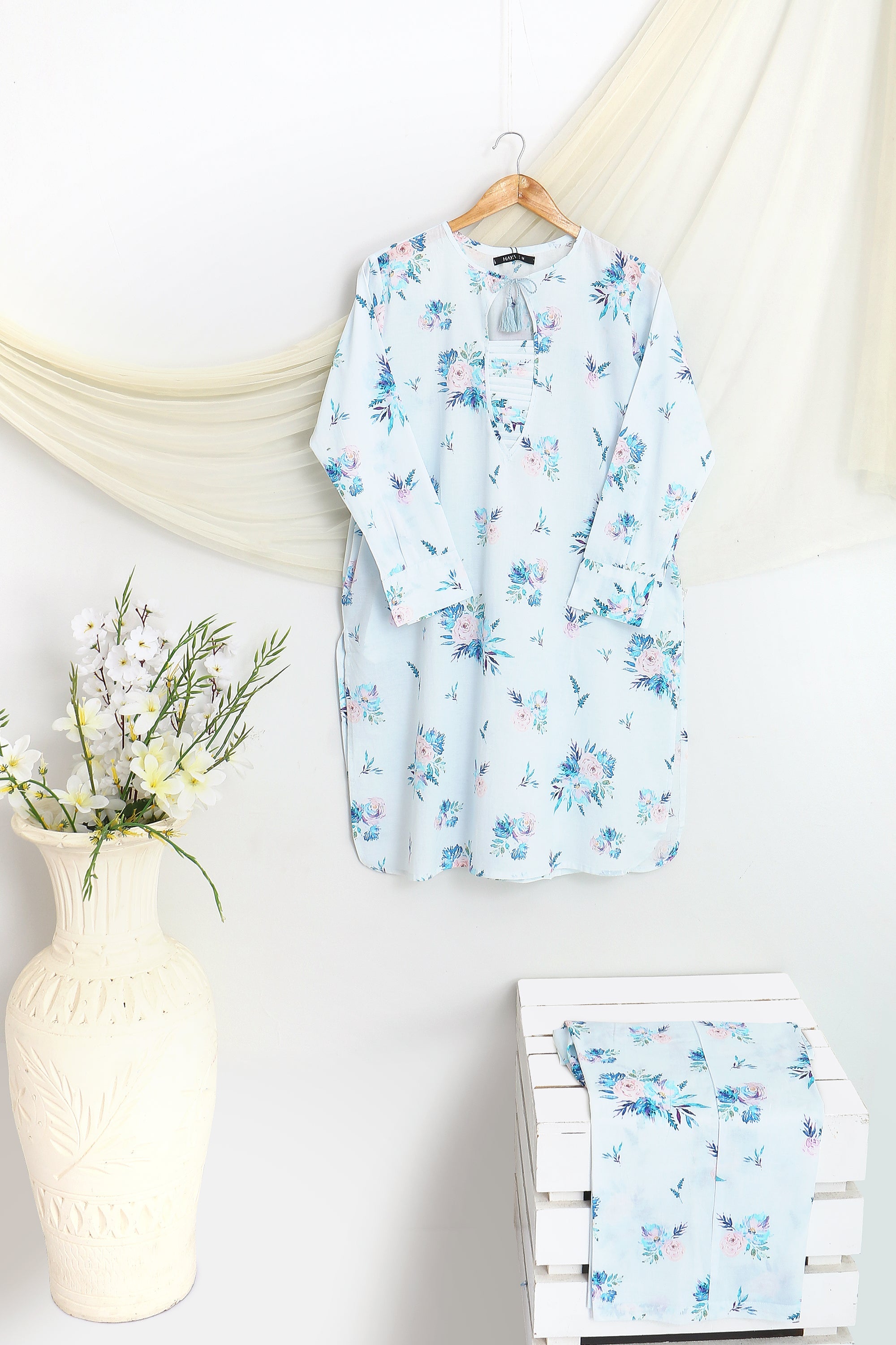 2 PIECE PRINTED LAWN SUIT