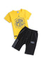 Boys Graphic 2-Piece Suit A-167 - Yellow