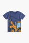 Boys Branded Graphic T-Shirt - D/Blue