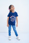 Girls Graphic T-Shirt GT24#15 - Navy