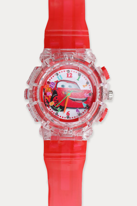 Kids Character Analog Watch - Red
