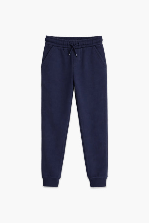 Boys Branded Fleece Trouser - Navy
