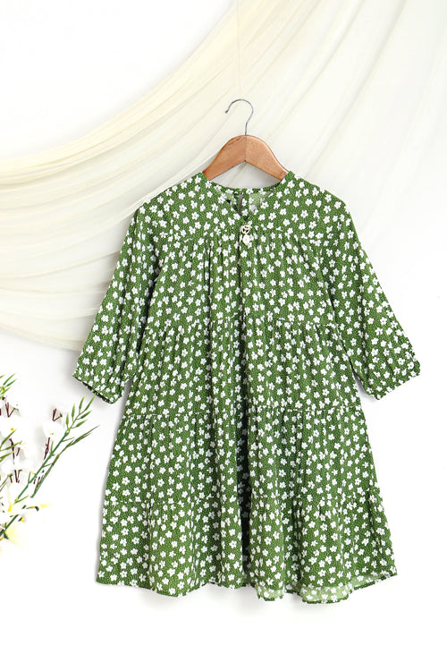 PRINTED LAWN FROCK