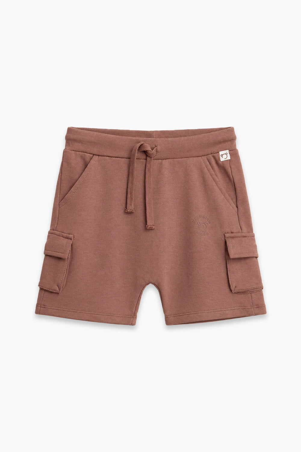 Boy Branded Cargo Short - Brown