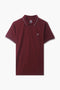 Men Branded Tipping Polo - Maroon