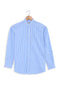 Boys Band Collar Casual Lining Shirt BCS24#04 - Blue