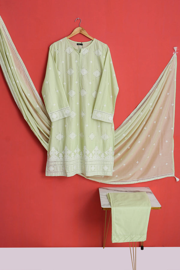 3 PIECE LAWN EMB SUITS