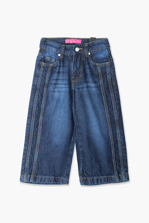 Denim Wide Leg Pant