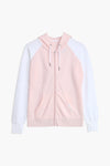 Women Zipper Hoodie (Brand: Bench) - Baby Pink