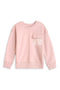 Girls Branded Graphic Sweatshirt - Peach