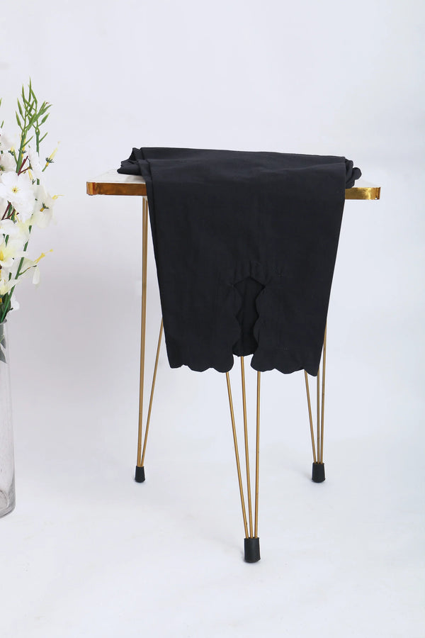 SOLID COTTON TROUSER
