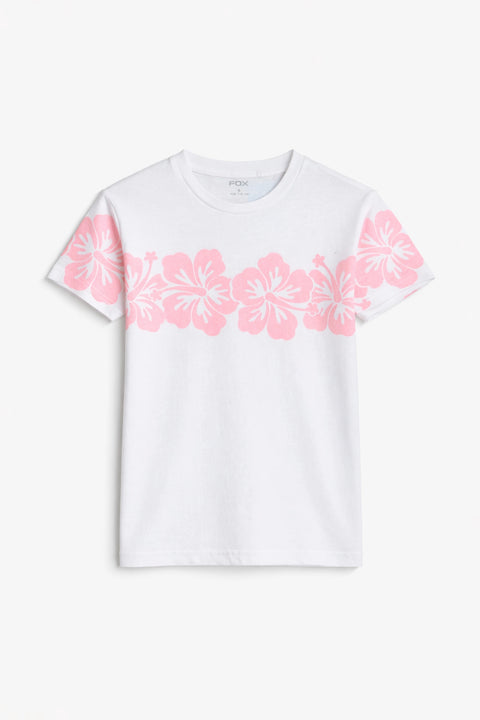 Girls Branded Graphic T-Shirt - White