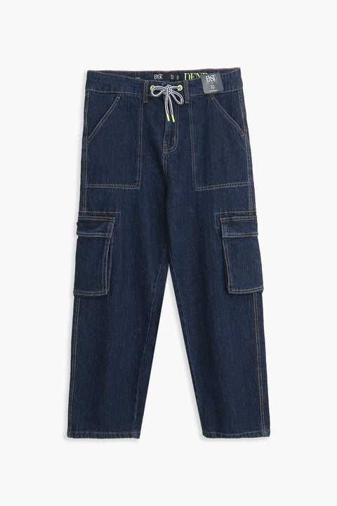 DENIM CARGO PANT