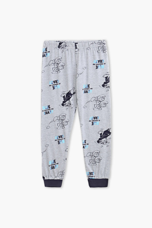 Girls Branded Pajama - Grey