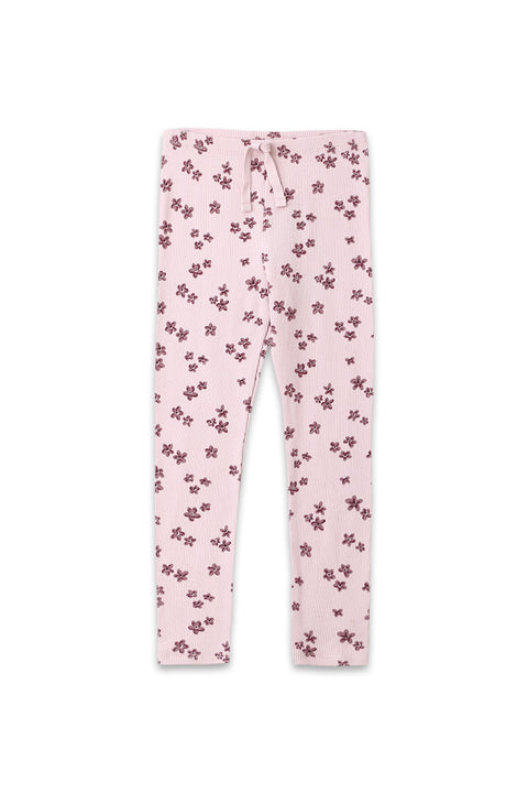 Girls Branded Graphic Legging - L/Pink