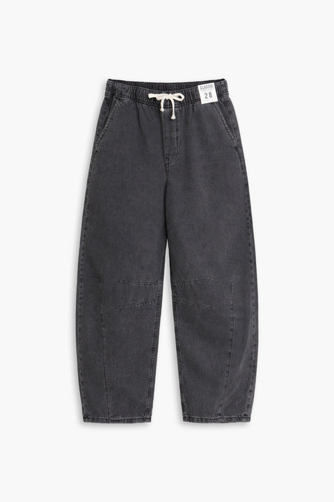 Women's Branded Wide Leg Jeans - D/Grey