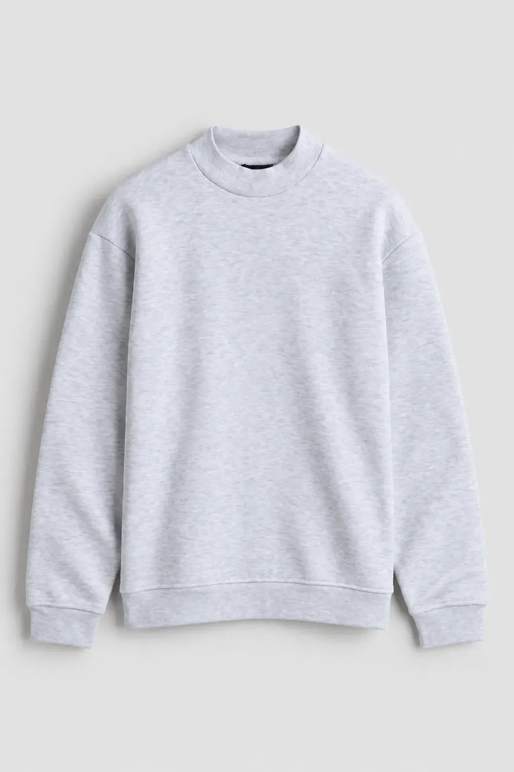 Men Branded Fleece Sweatshirt - Heather Grey