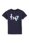 Boys Graphic T-Shirt BT24#61 - Navy Blue