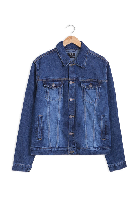 Men Denim Jacket M408-2023 - D/Blue