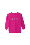 Girls Graphic Sweatshirt GSS24-06 - Fuchsia