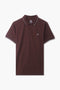 Men Branded Tipping Polo - Brown