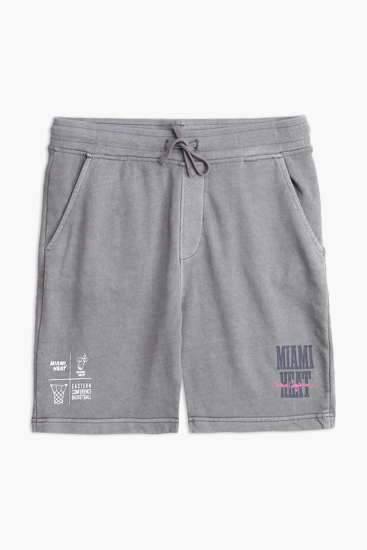Men Branded Graphic Short - Grey