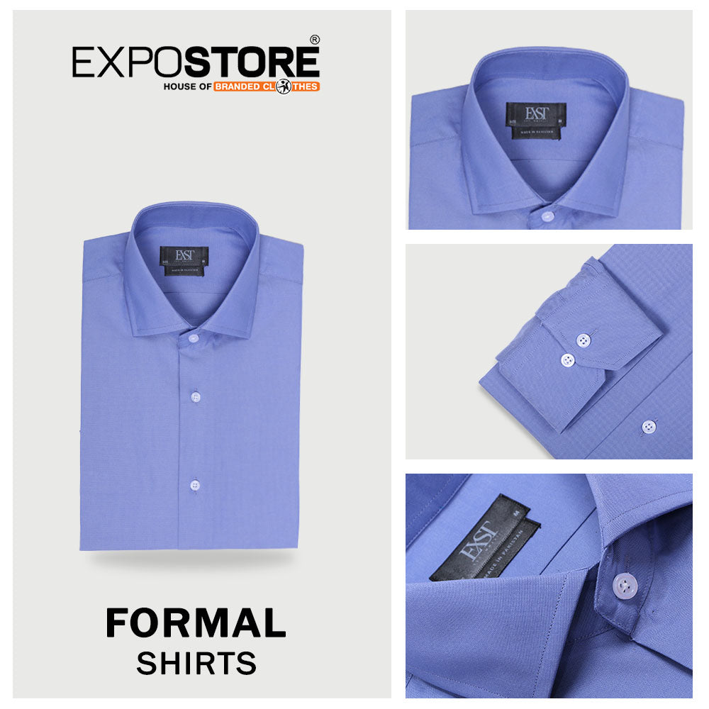 Men Formal Shirt High Quality SMF03 - L/Blue– Expostorepk