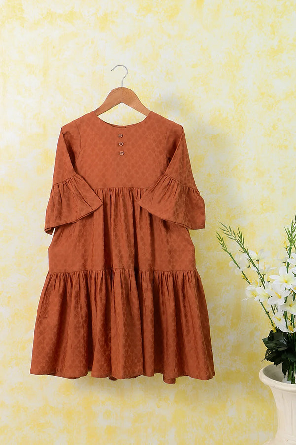 JACQUARD LONG DRESS