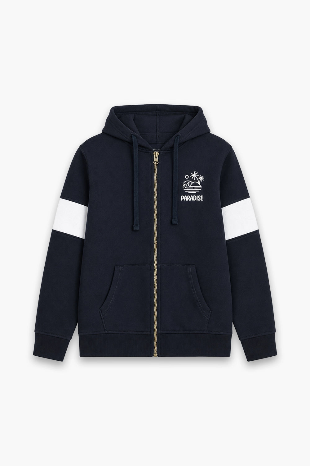 Graphic Zipper Hoodie