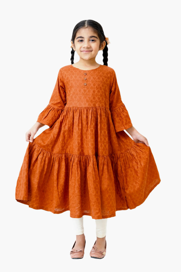JACQUARD LONG DRESS