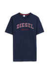 Men Branded Graphic Tee - D/Blue