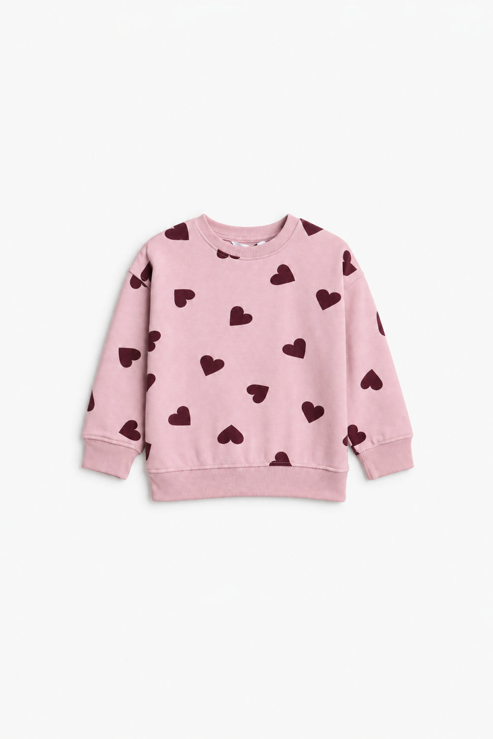 Girls Branded Graphic Sweatshirt - Tea Pink