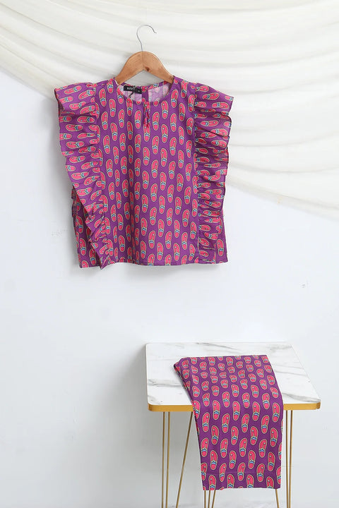 2 PIECE PRINTED LAWN SUIT