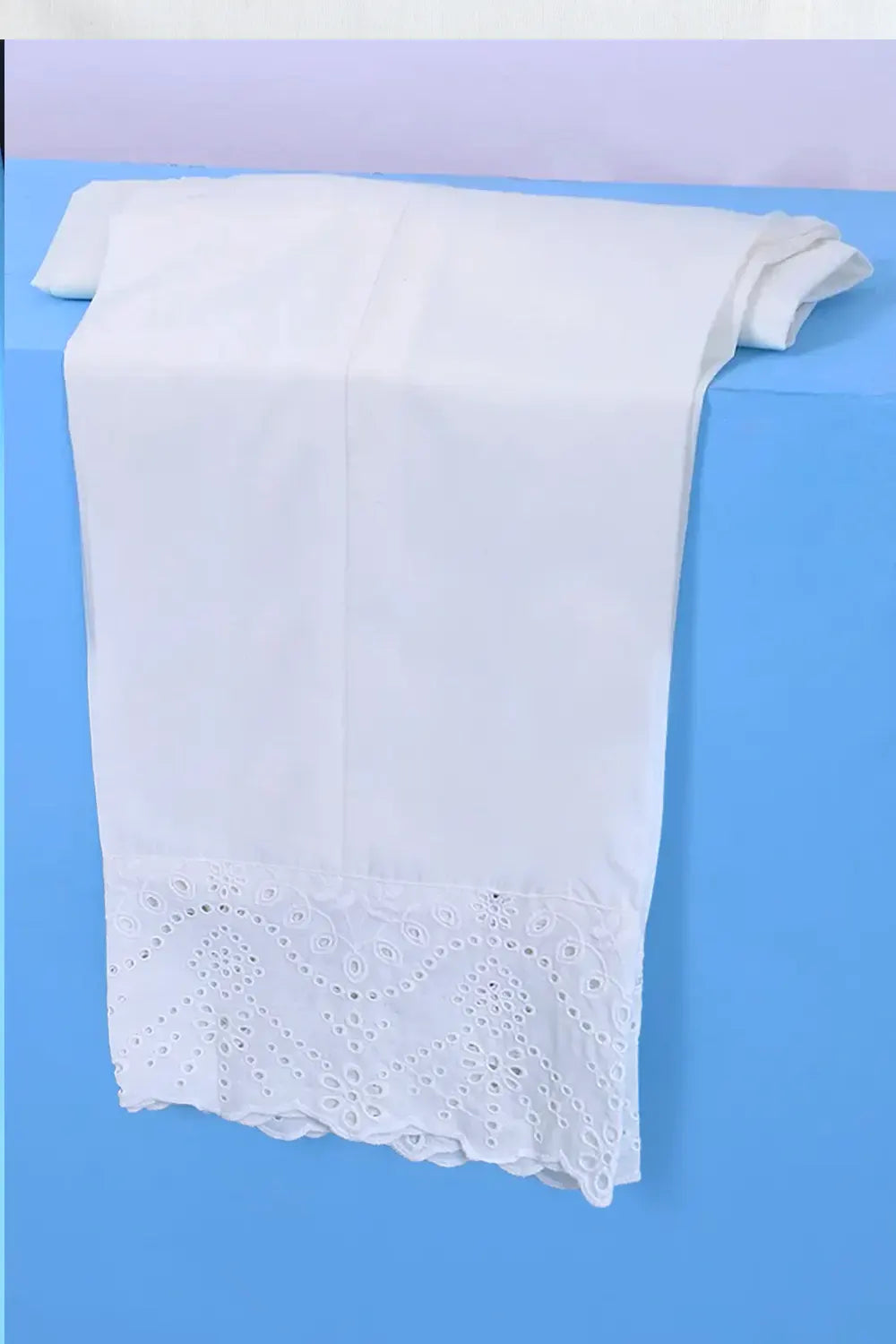 EMB COTTON TROUSER