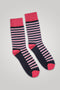 Men Lining Long Socks - Red