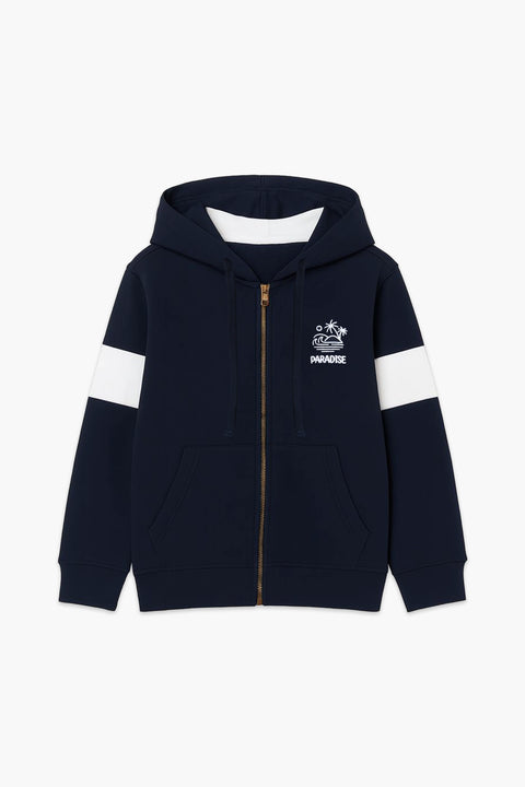 Graphic Zipper Hoodie