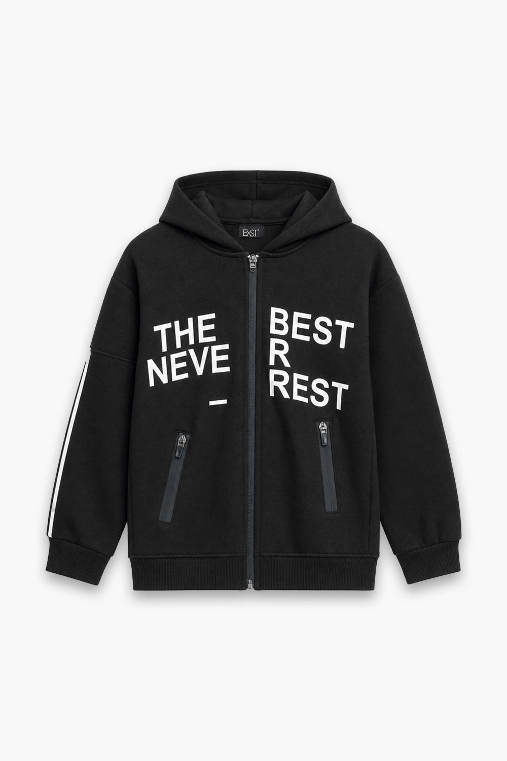 Graphic Zipper Hoodie