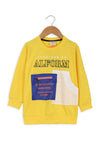 Boys Branded Graphic Terry Sweatshirt 15214-5 - Yellow